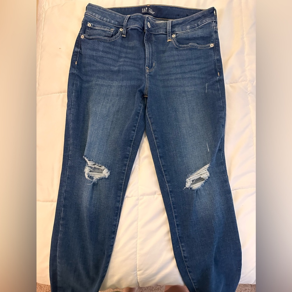 Gap, universal, high-rise denim leggings